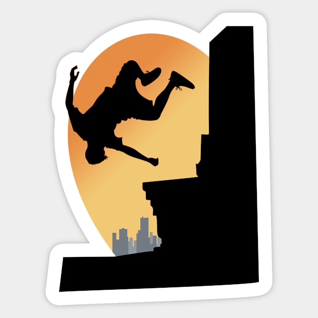 Parkour and Freerunning Sticker by Bazdelius